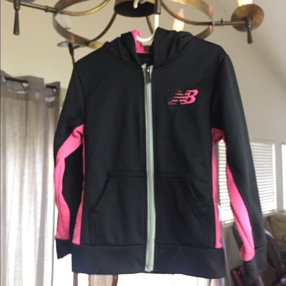 New Balance sporty zip up hoody girls small